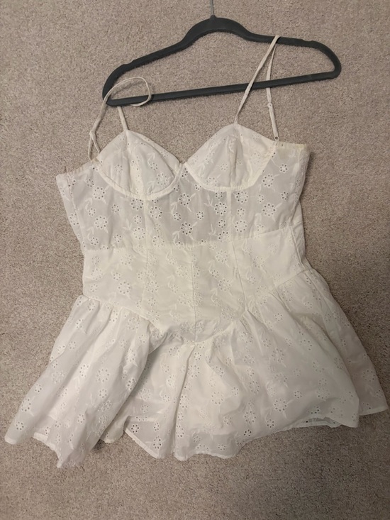 For Love And Lemons Dresses & Skirts - For Love & Lemons White Eyelet romper